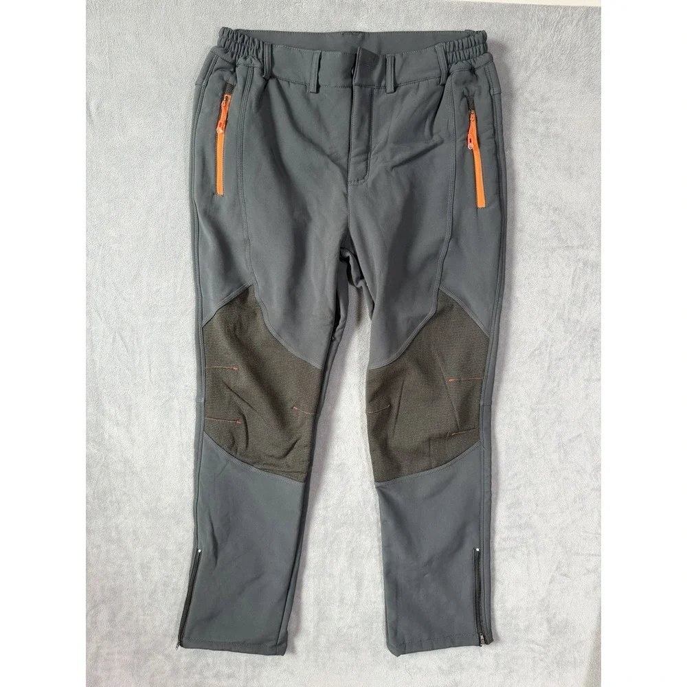 Men's Boogear Outdoor Pants Size 32x30 Gray Hiking Snow Climbing Pockets